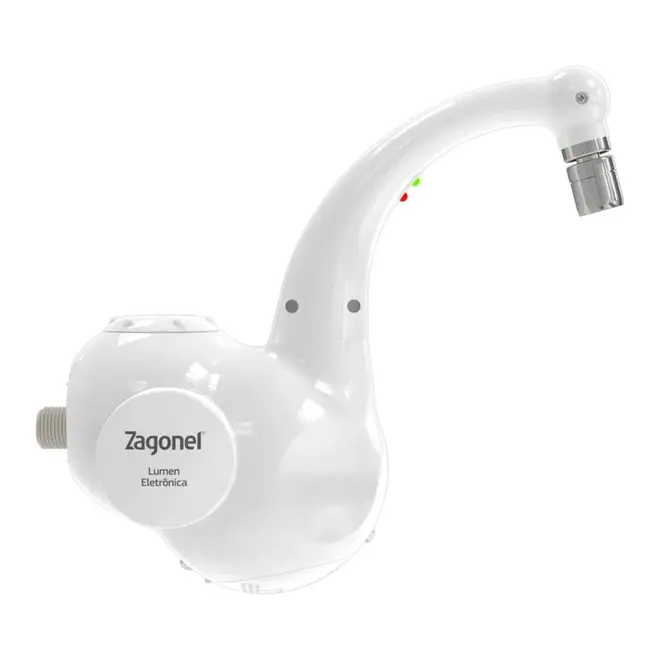 Torneira Elétrica Zagonel Lumen 220V 5500W Branca — foto 4