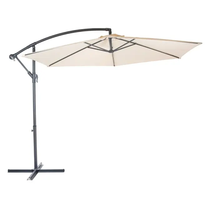 Ombrelone MOR Bora Bora 3,0m Bege - Estrutura Resistente