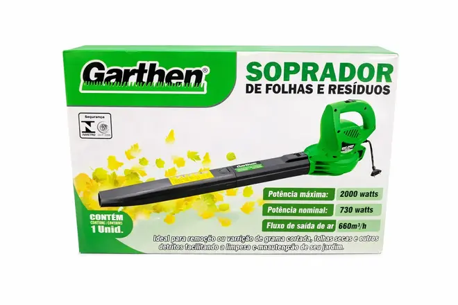 Soprador de Folhas 2000W 220V Garthen