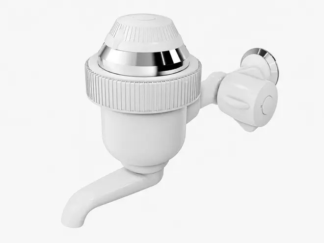 Torneira Elétrica SINTEX 220V Branca Bica Baixa