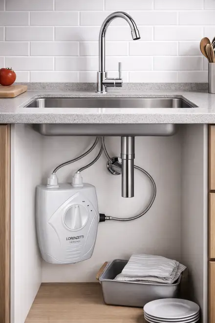 Aquecedor Elétrico Versátil 220V 5500W Branco - Lorenzetti