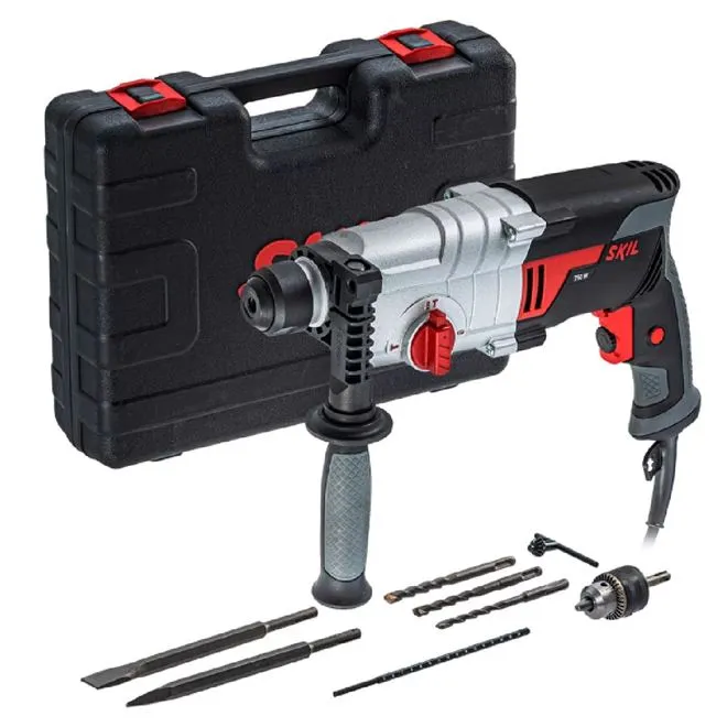 Martelo Eletropneumático SKIL 13mm 2.1J 750W com Acessórios e Maleta