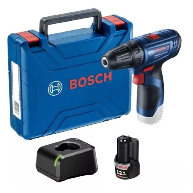 Parafusadeira e Furadeira a Bateria 12V Bivolt GSR 120-LI - Bosch