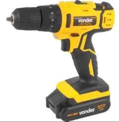 Furadeira Parafusadeira Vonder PFV180i 3/8" Bivolt com Baterias