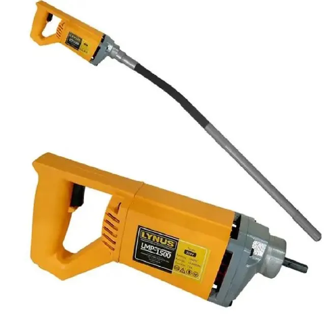 Motovibrador Portátil LMP-1500 1500W com Mangote de 1,5m - LYNUS