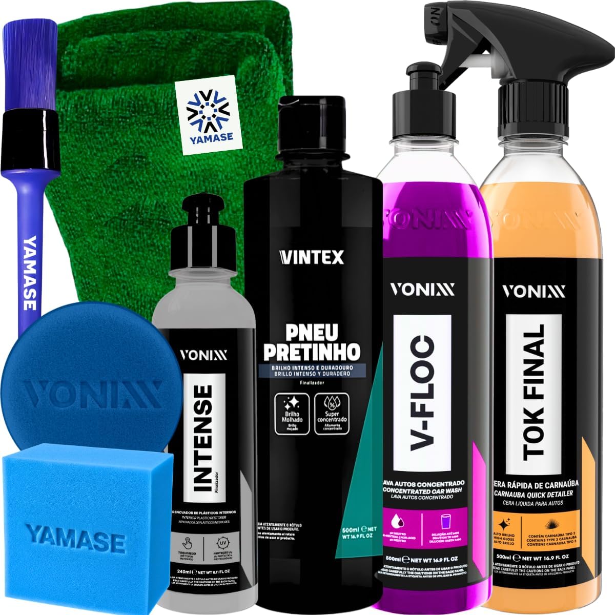 Kit Shampoo V-FLOC Cera Tok Final Revitalizador Intense 240ml - Vonixx