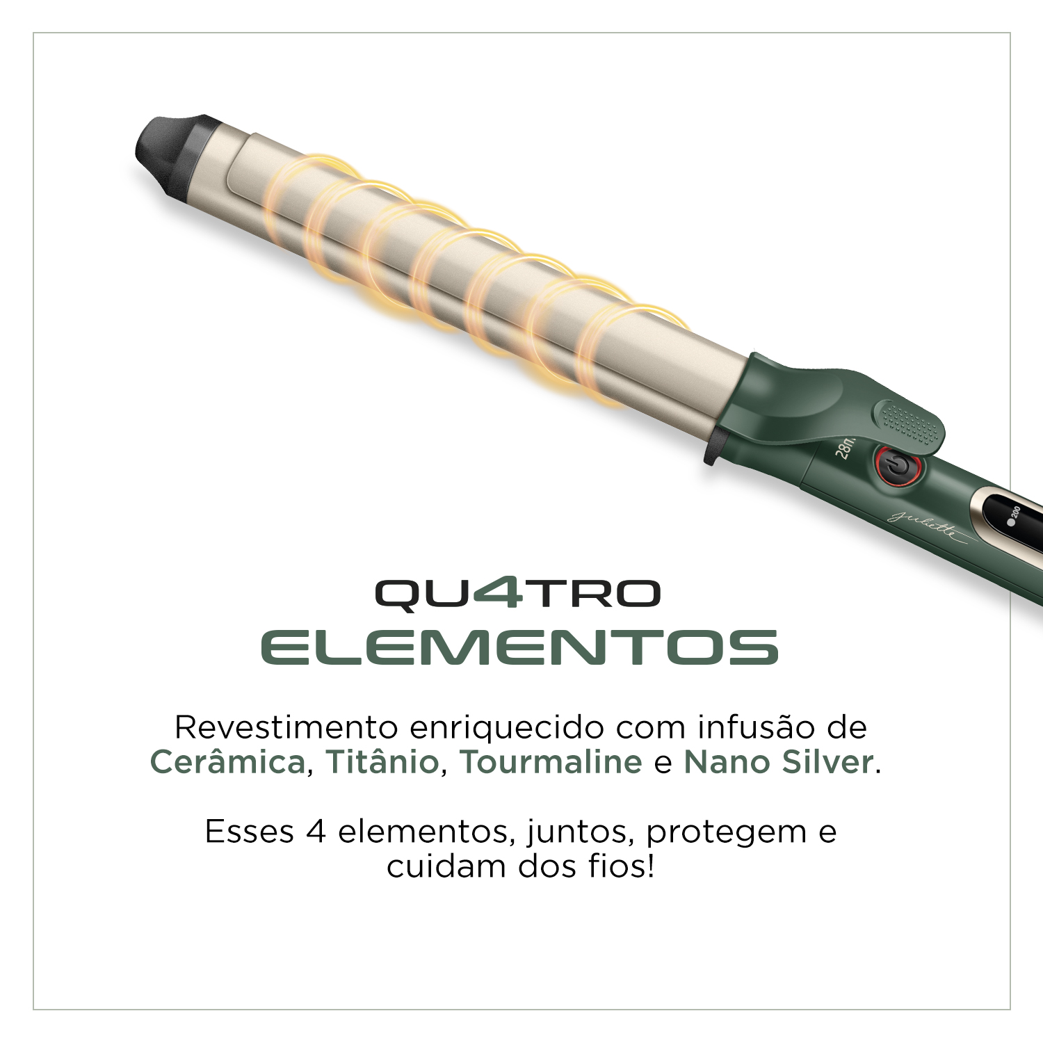 Modelador de Cabelo Mondial Quatro Elementos Cerâmica 200°C — foto 5
