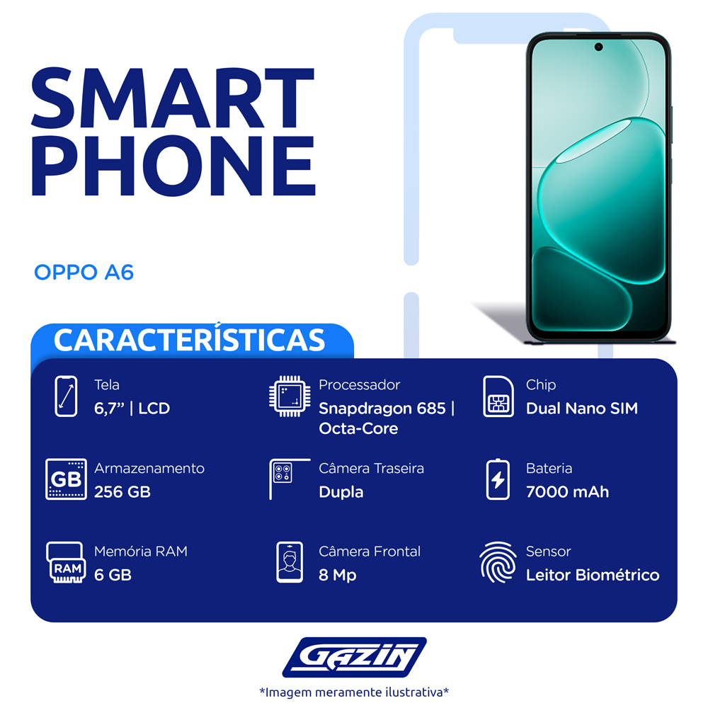Smartphone OPPO A6 256GB 6GB Câmera Dupla — foto 3