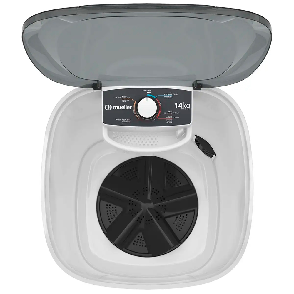 Tanquinho Mueller 14kg Semiautomático com Agitador Removível MLT14B — foto 8