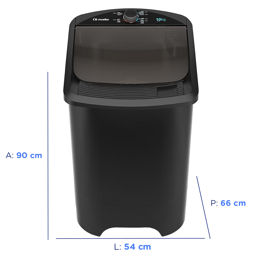Tanquinho Mueller 10kg Lavagem por Turbilhonamento MLT10C — foto 4