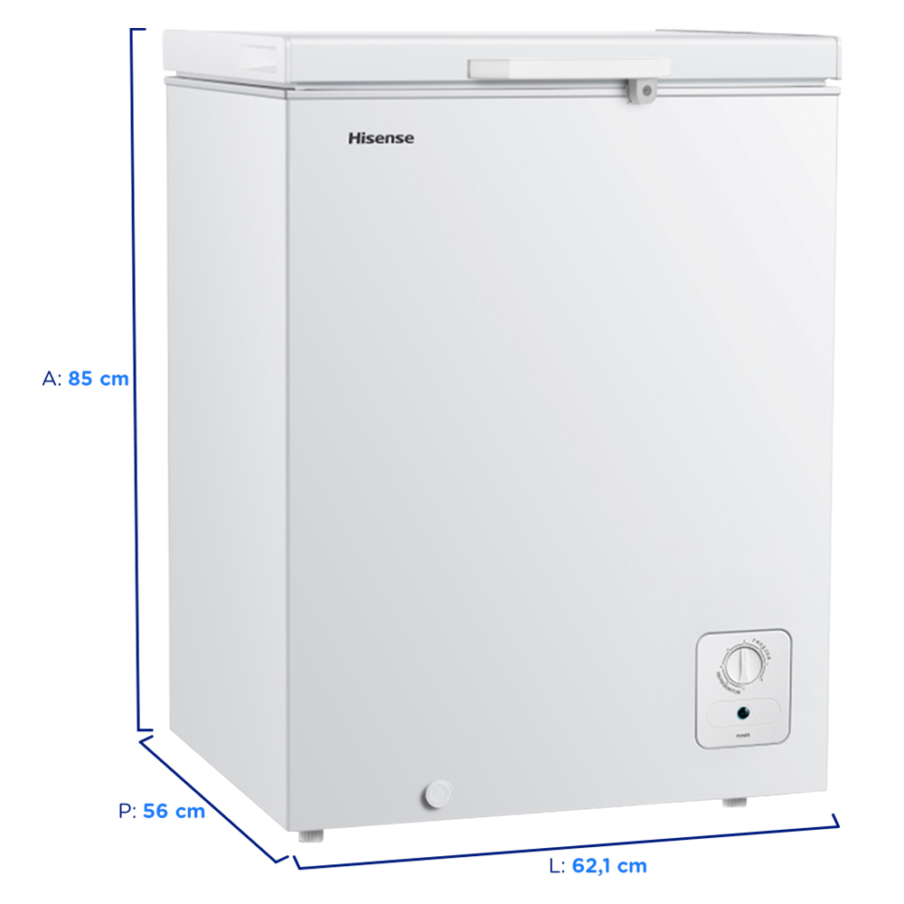 Freezer Hisense 142L 1 Porta Horizontal FC185NW — foto 3