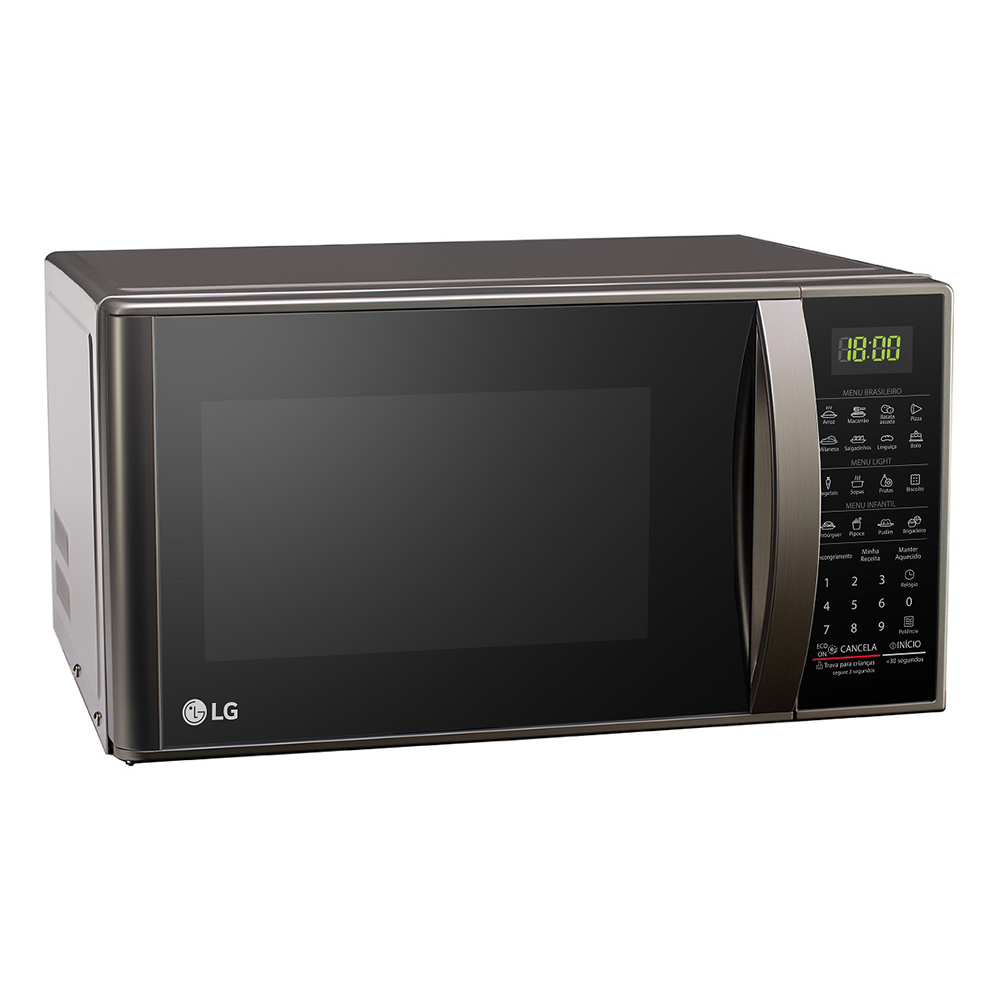 Micro-Ondas LG Solo 30L Cozimento Perfeito MS3043BR