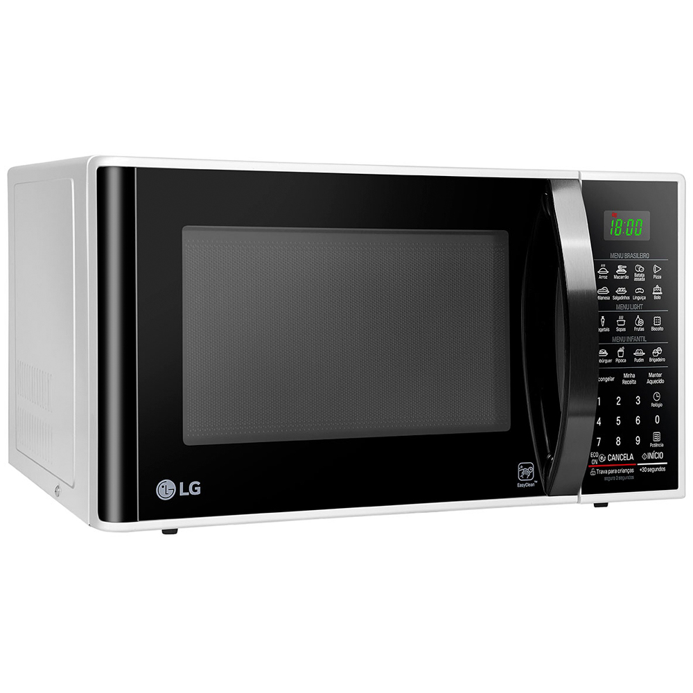 Micro-ondas LG 30L 800W com Easy Clean Função Descongelar MS3091BC