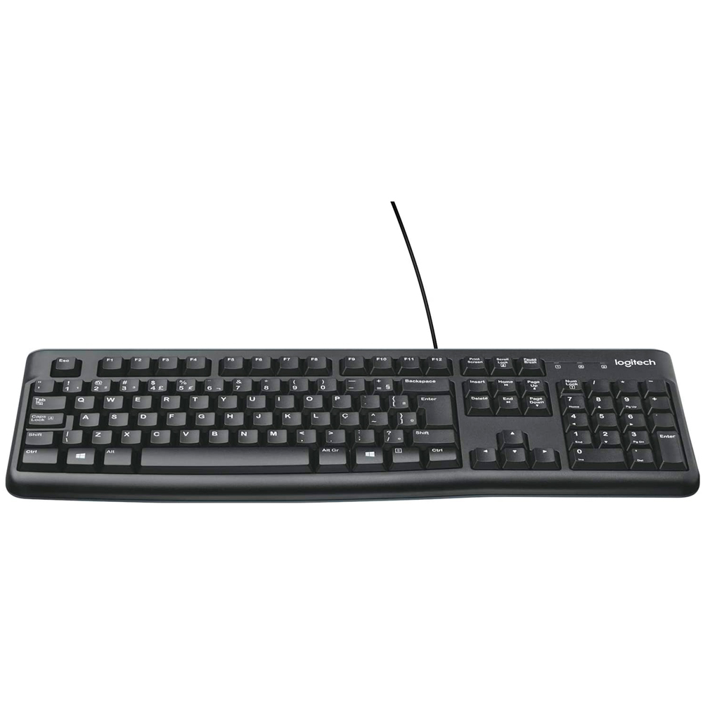 Teclado com Fio Logitech K120 USB ABNT2 — foto 3