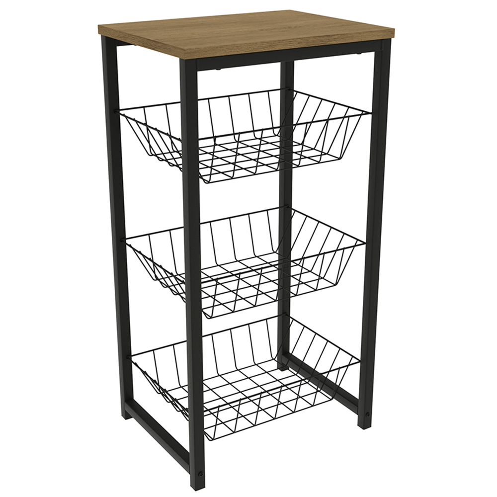 Fruteira Organizadora 40cm 3 cestos LI035 Kappesberg — foto 3