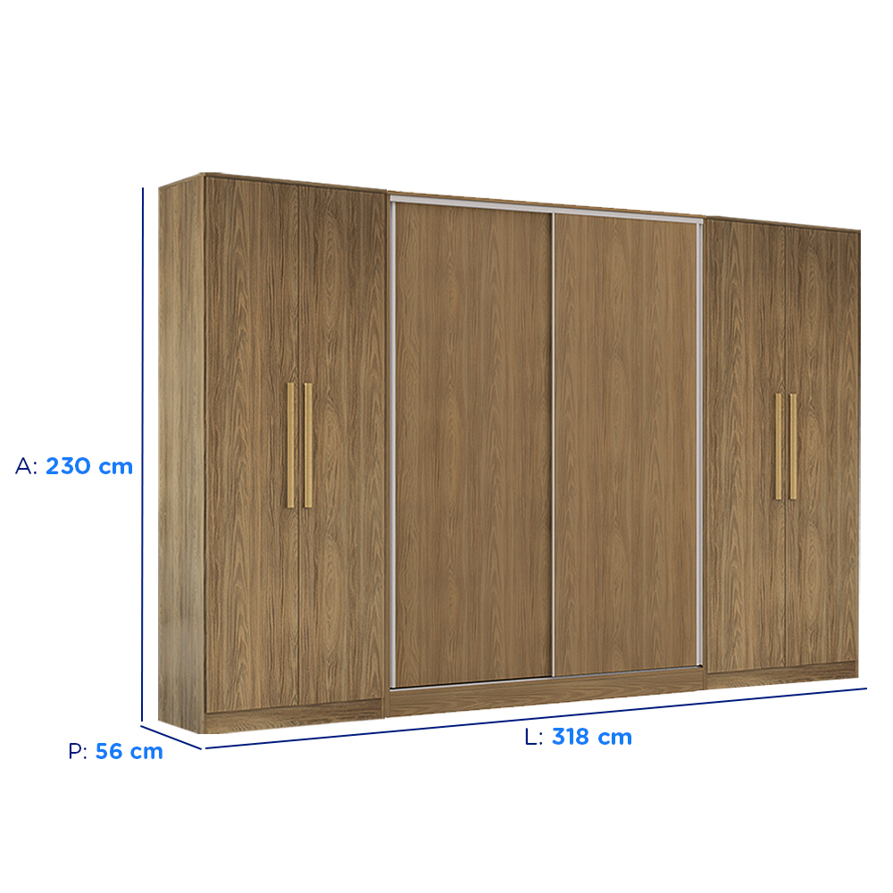 Roupeiro Modulado Kappesberg Ágata 3 Peças — foto 5