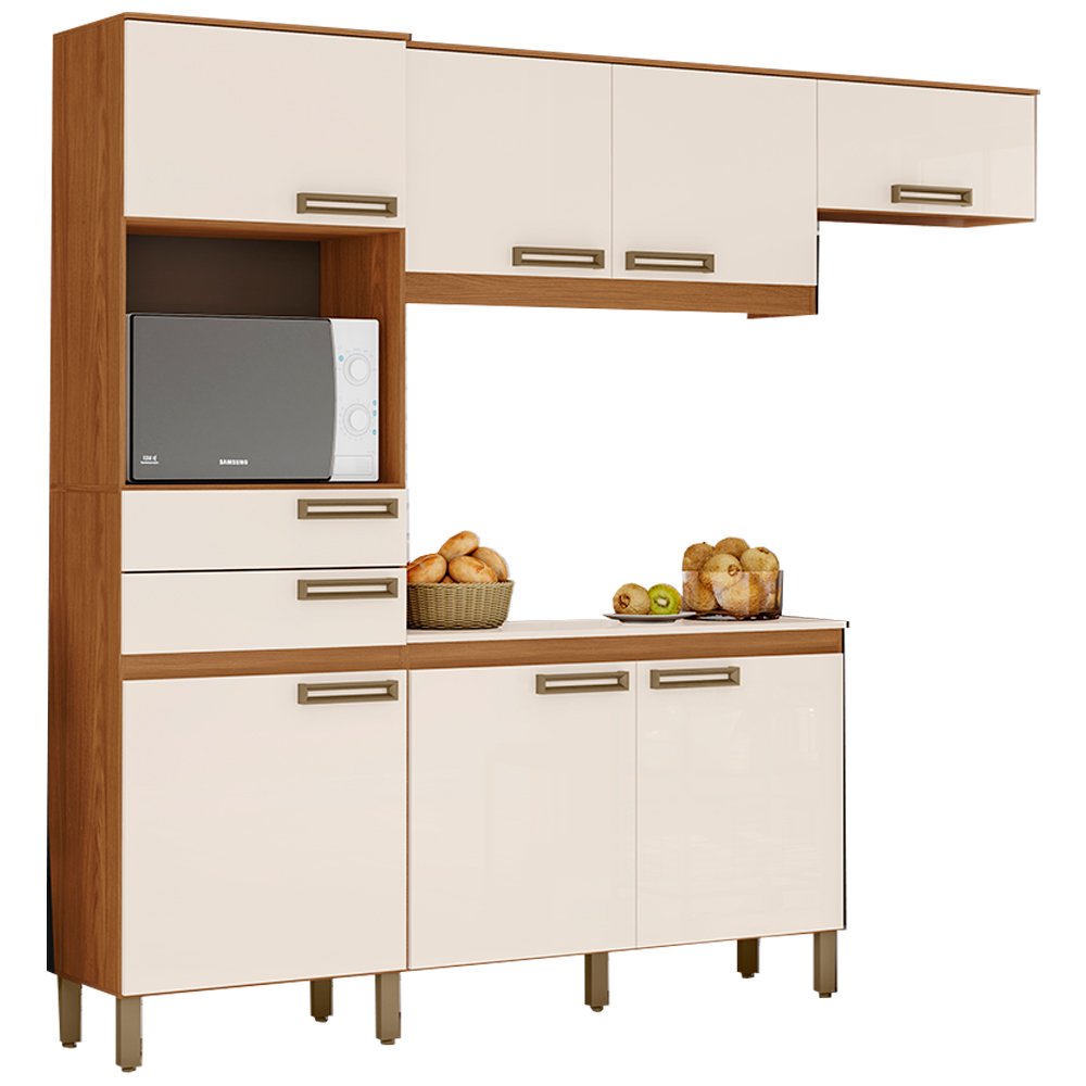 Cozinha Compacta 7 Portas 2 Gavetas B107 Briz — foto 5