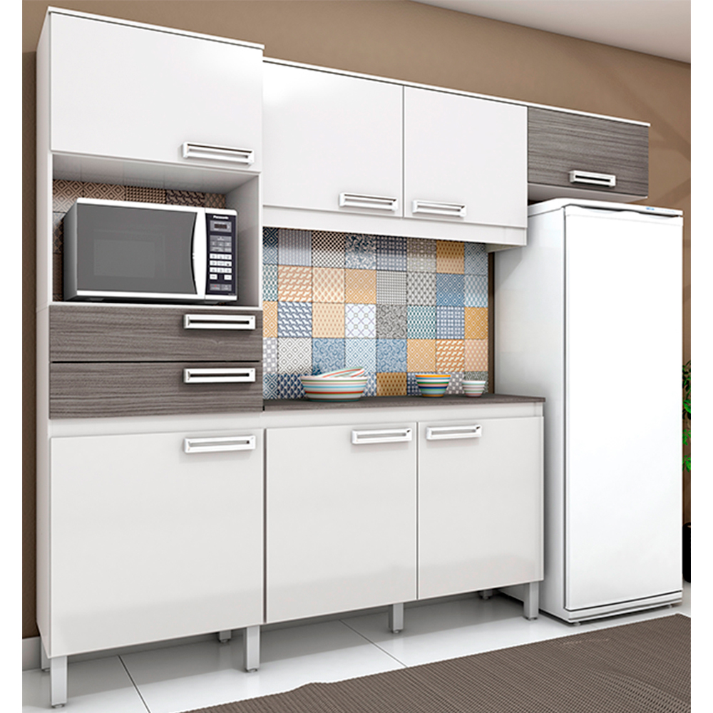 Cozinha Compacta 7 Portas 2 Gavetas B107 Briz — foto 8