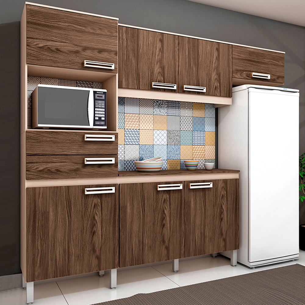 Cozinha Compacta 7 Portas 2 Gavetas B107 Briz — foto 9