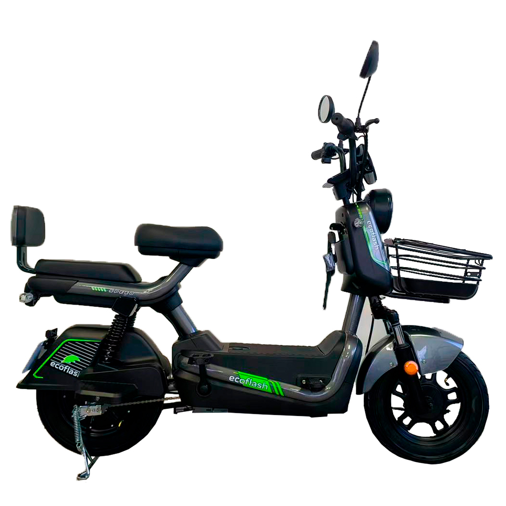 Scooter Elétrica EcoFlash Speed 600W Freio a Disco — foto 3