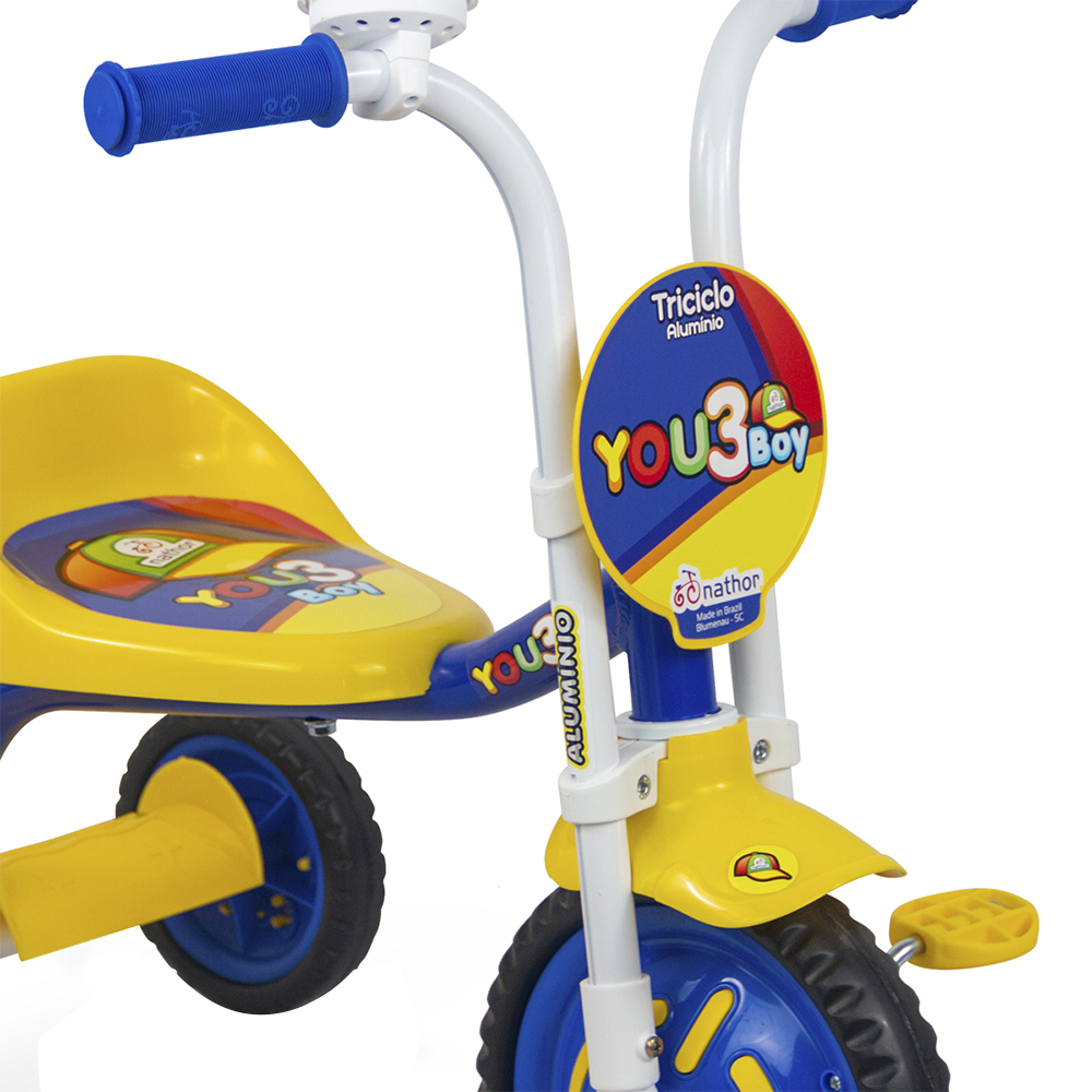 Triciclo Infantil Nathor You 3 Girl com Pedal — foto 4