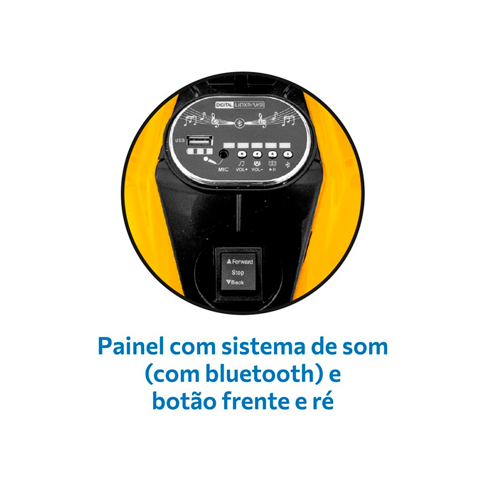 Moto Elétrica Infantil Bandeirante Adventure 2926 12V — foto 8