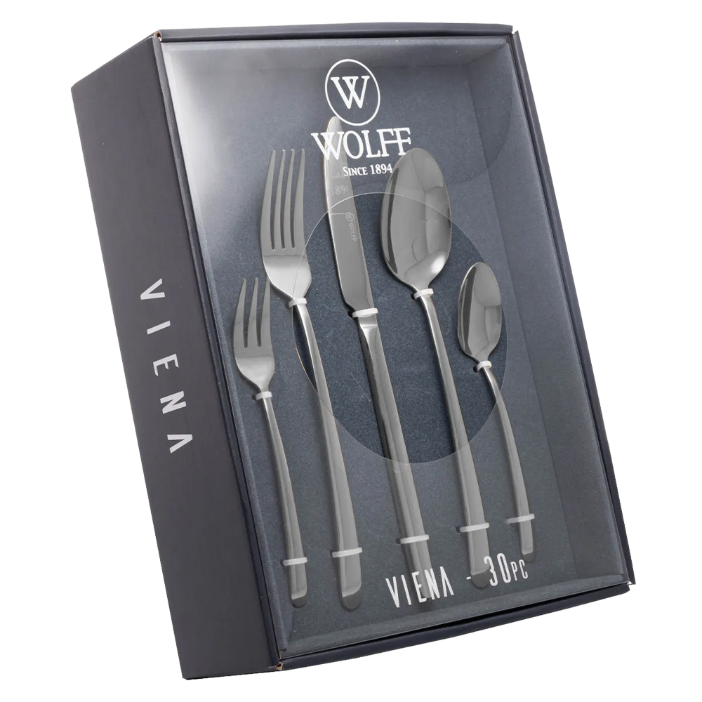 Faqueiro 30 Peças Wolff Inox Viena — foto 5