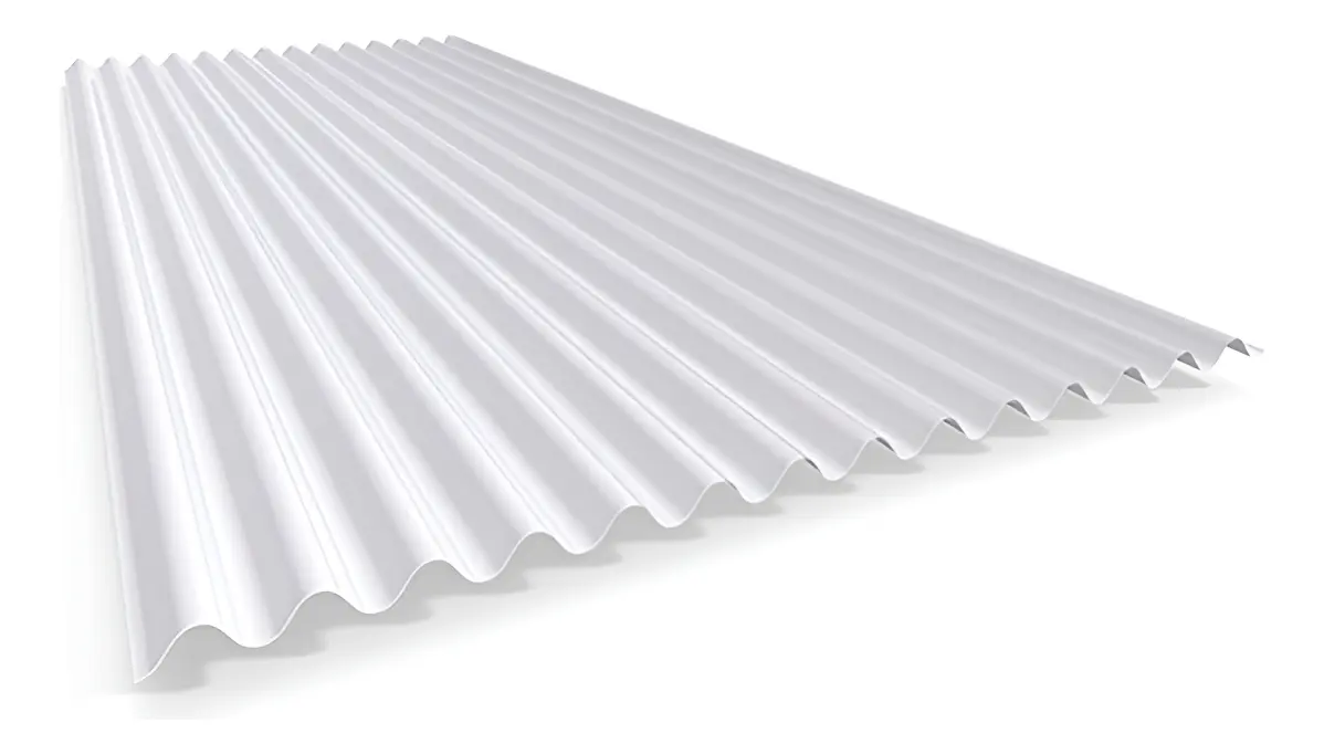 Telha Translúcida De Polipropileno Ondulada - 1,20 X 0,50m