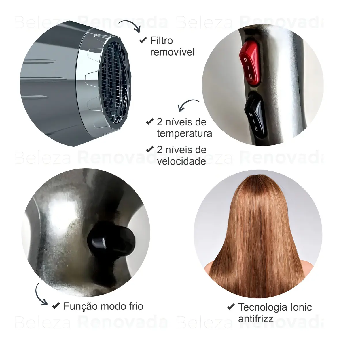 Secador de Cabelo Profissional Lizze Extreme — foto 4