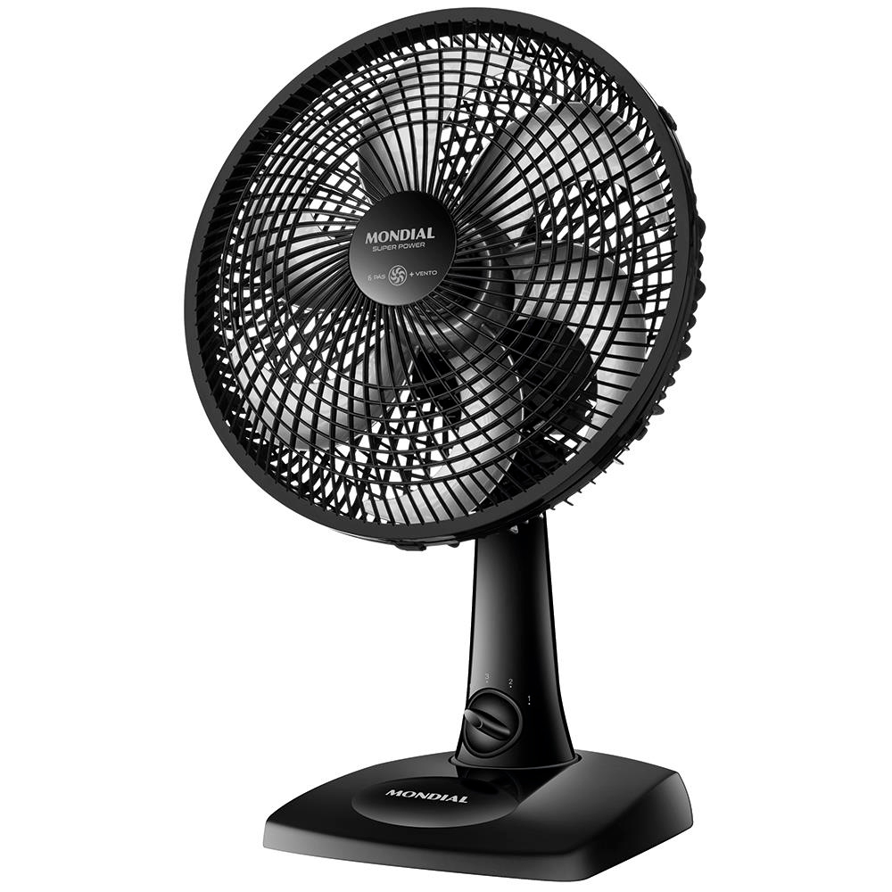Ventilador Mondial Super Power 30cm 6 Pás 3 Velocidades 60W VSP-30-B