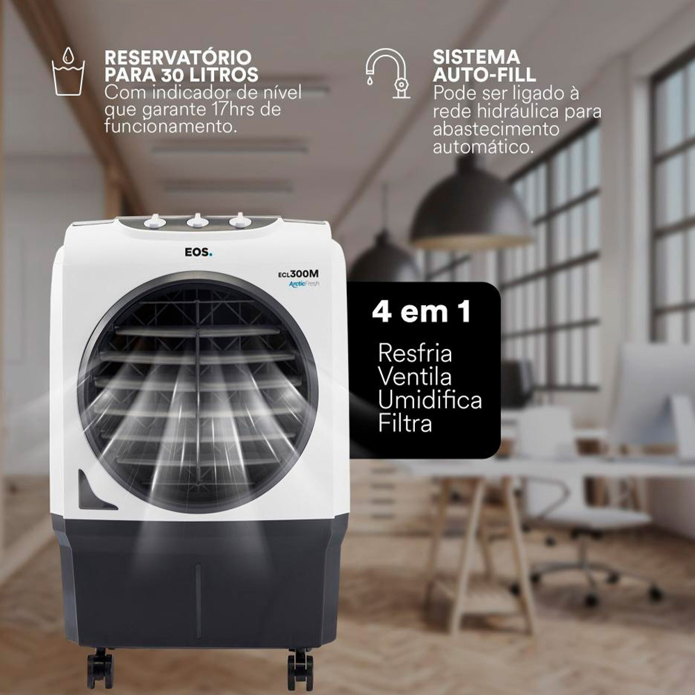 Climatizador de Ar EOS ECL300M 30L 3 Velocidades — foto 7
