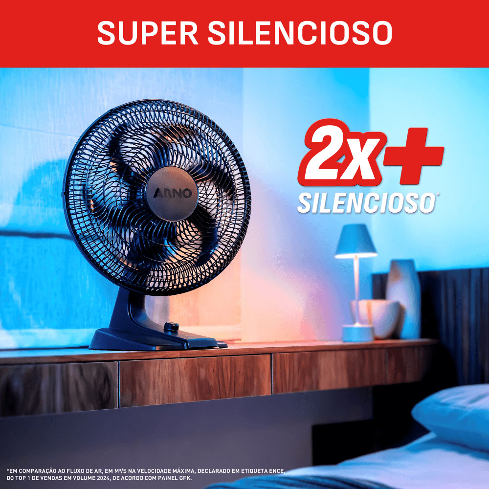 Ventilador de Mesa Arno Essential 40cm 140W VE2E — foto 11