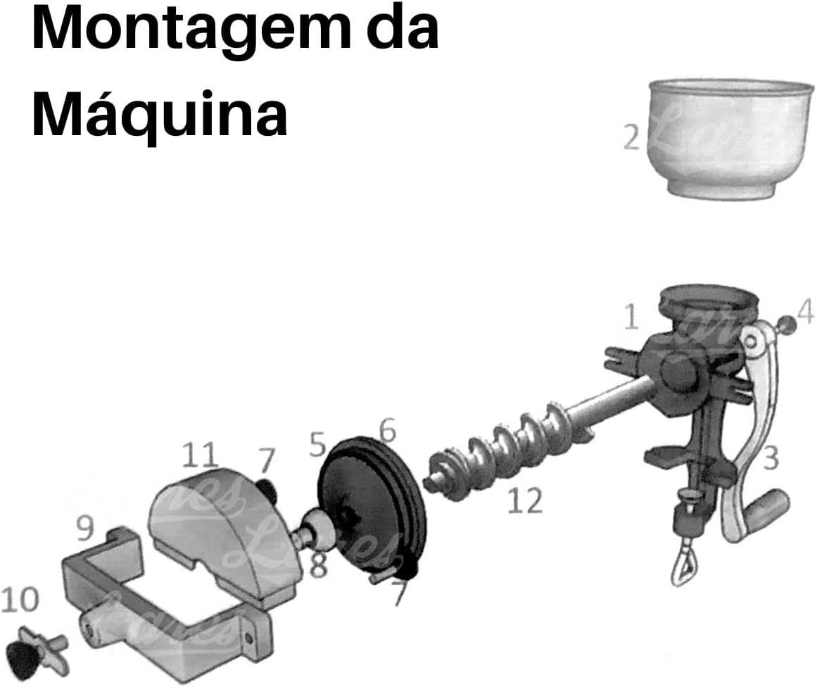 Moedor de Grãos Manual de Ferro Fundido — foto 6