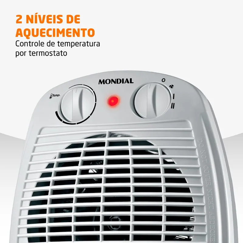 Mondial A-08 Aquecedor de Ar 1500W 127/220V — foto 3