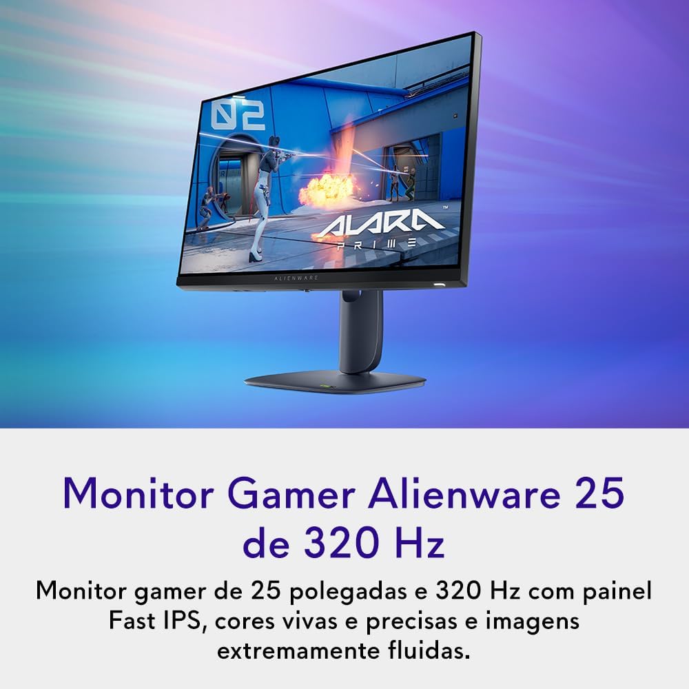 Monitor Gamer 25" 320Hz Fast IPS - Tempo de Resposta 0,5ms — foto 2