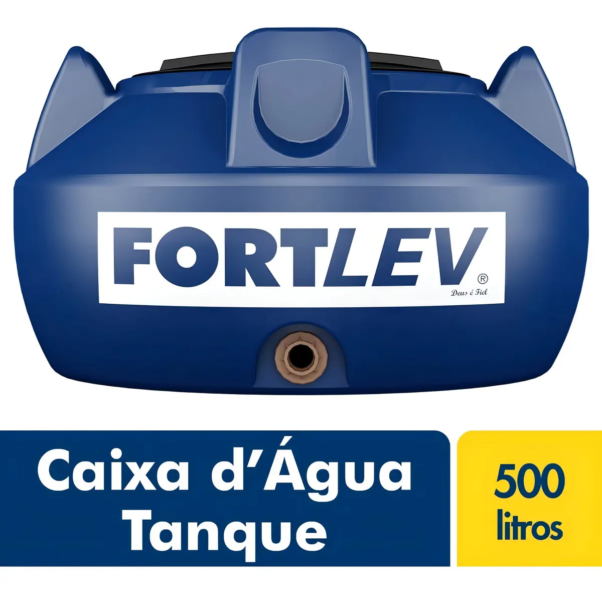 Caixa d'água Fortlev 500L com Tampa de Rosca — foto 3