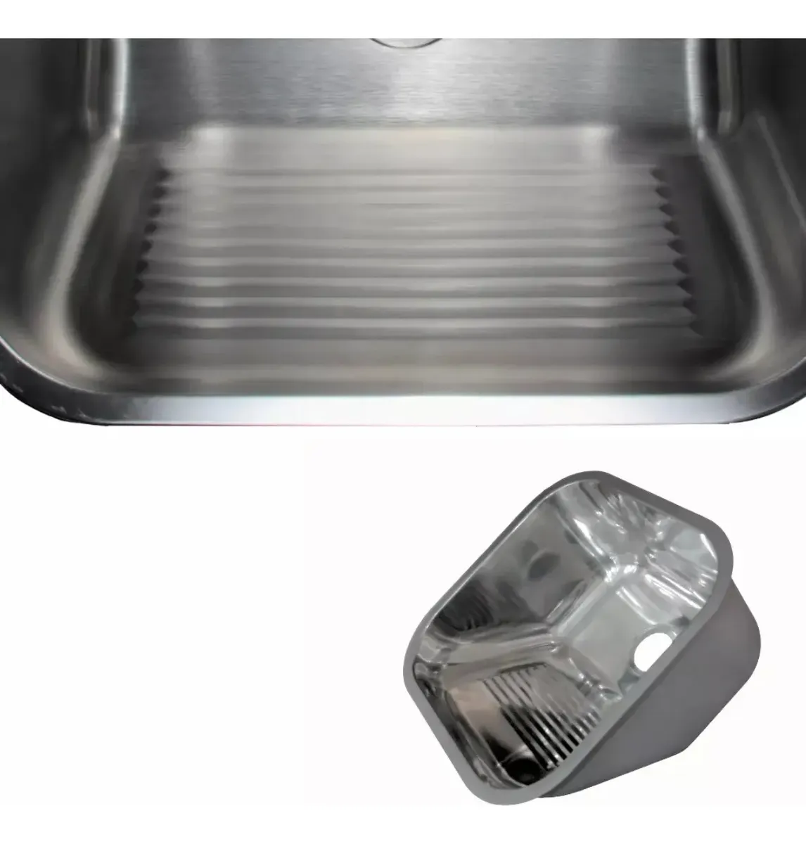 Tanque Casa Molie CAL0002-C 55x45 Aço Inox Escovado — foto 3