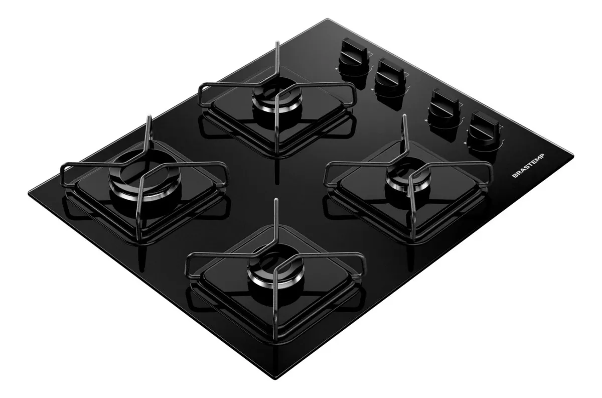 Cooktop 4 Bocas Brastemp com Superfície de Vidro Temperado — foto 3
