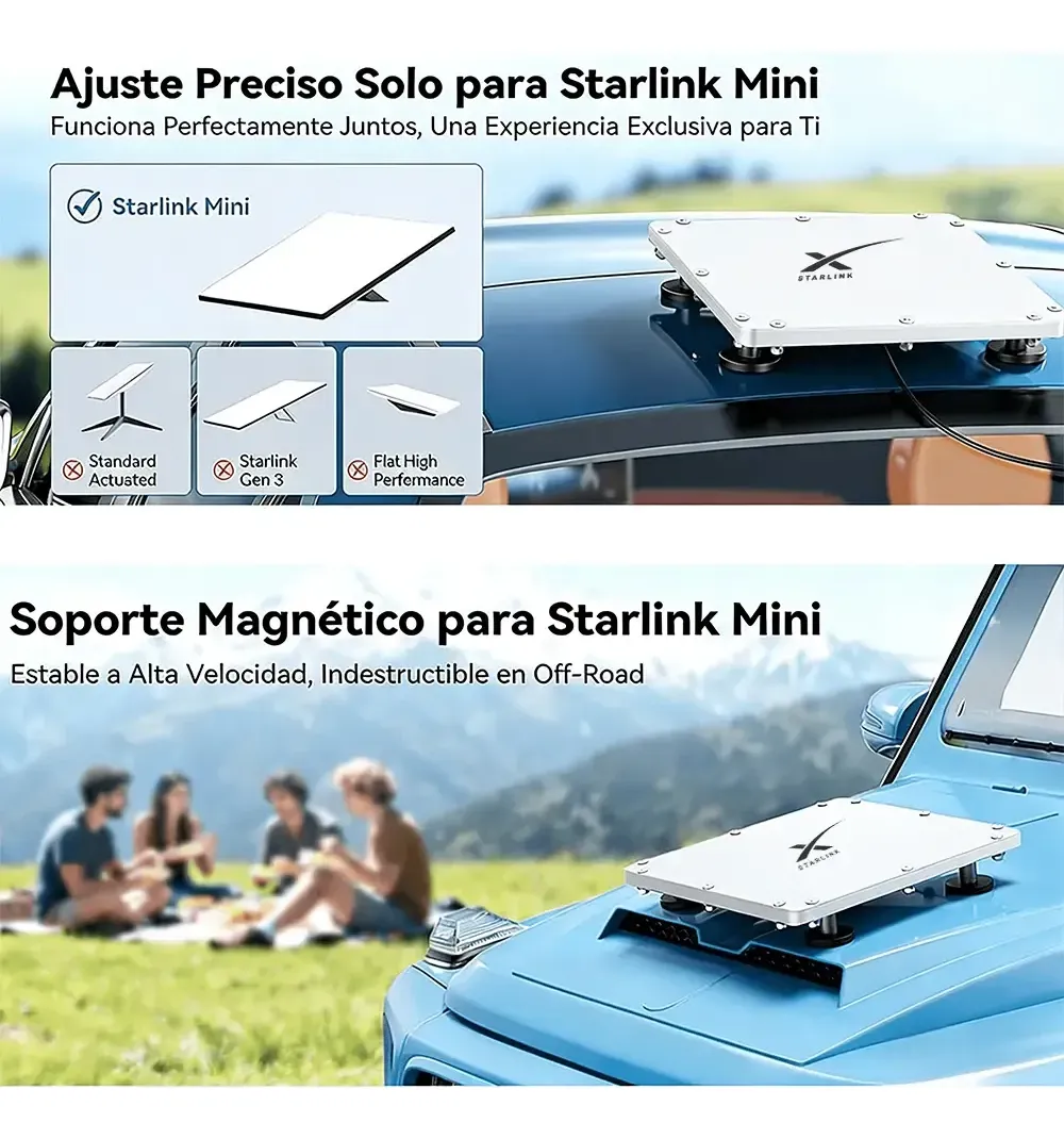 Suporte Magnético Starlink Mini para Carro - Kit Antena — foto 3