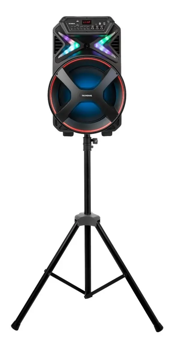 Caixa Amplificada Mondial CM-700 700W RMS com Bluetooth e Luzes — foto 3