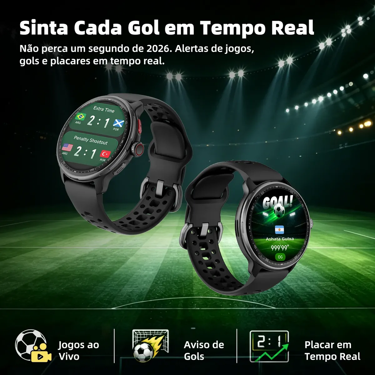Relógio Inteligente Strar Smartwatch GPS AMOLED 3ATM — foto 3