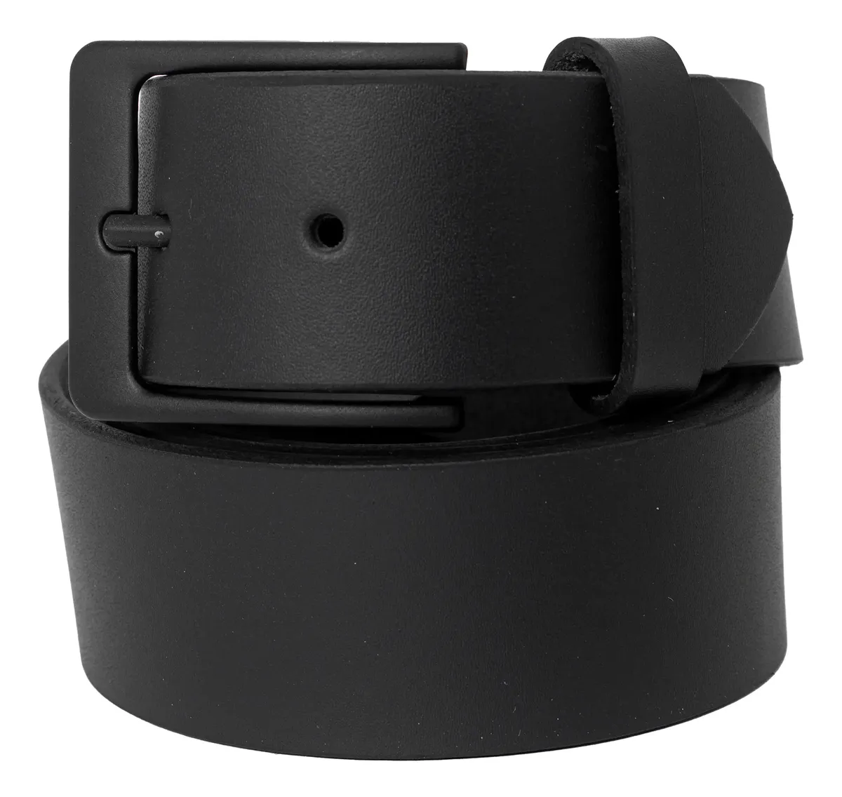 Cinto Masculino Fasolo Largo Casual Couro Legítimo 4cm — foto 3