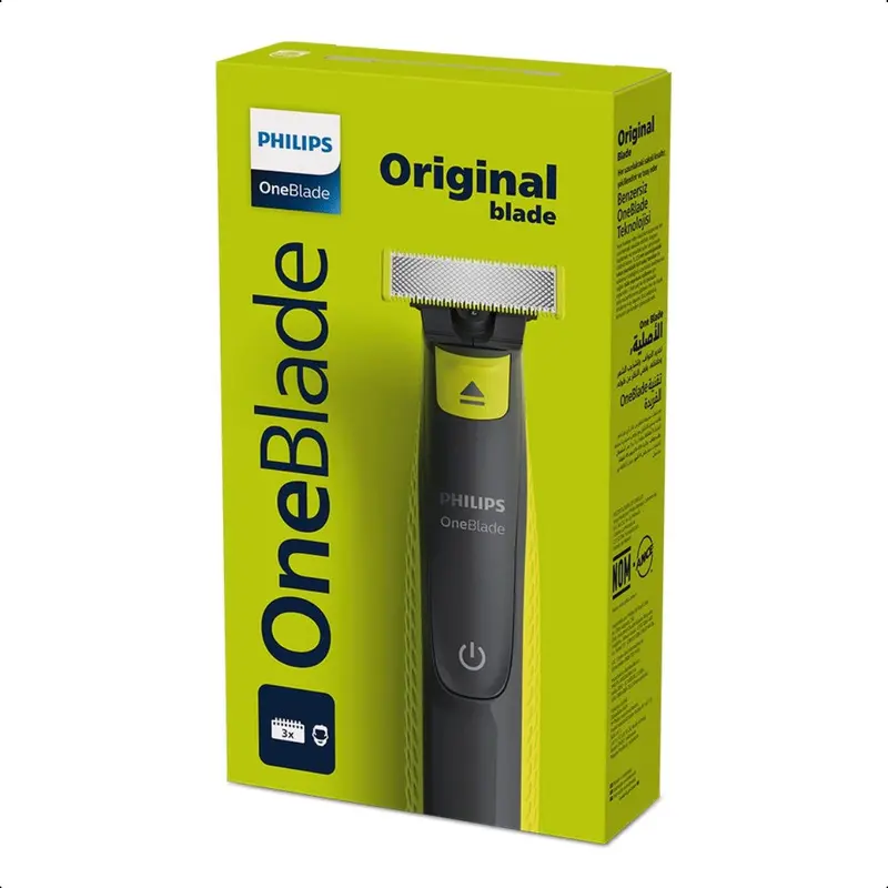 Barbeador Philips Oneblade Verde-limão — foto 3