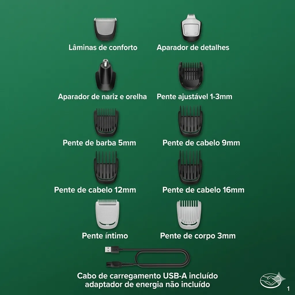 Philips Multi Groom Aparador de Pelos Barbeador — foto 3