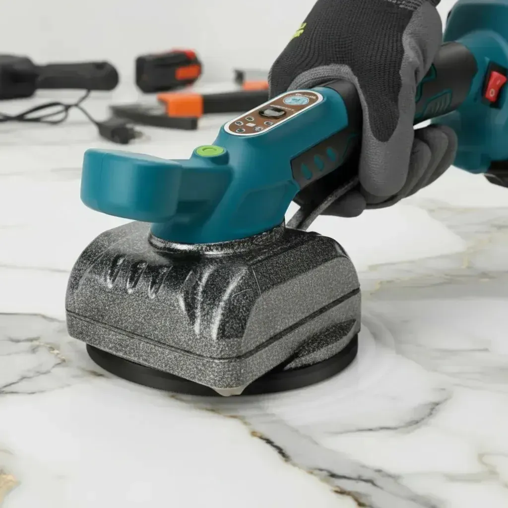 Máquina de Assentar Piso Porcelanato Vibradora Profissional 127/220V — foto 4