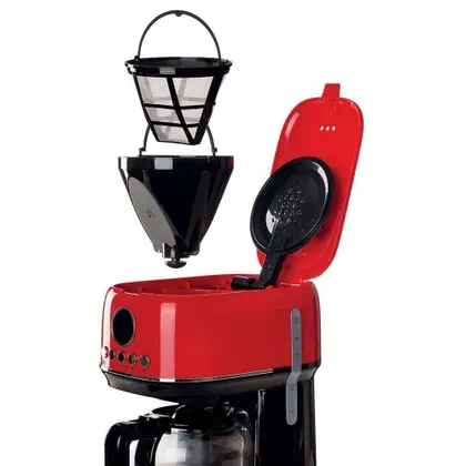 Máquina de Café Programável Ariete Moderna 220V Vermelho — foto 4