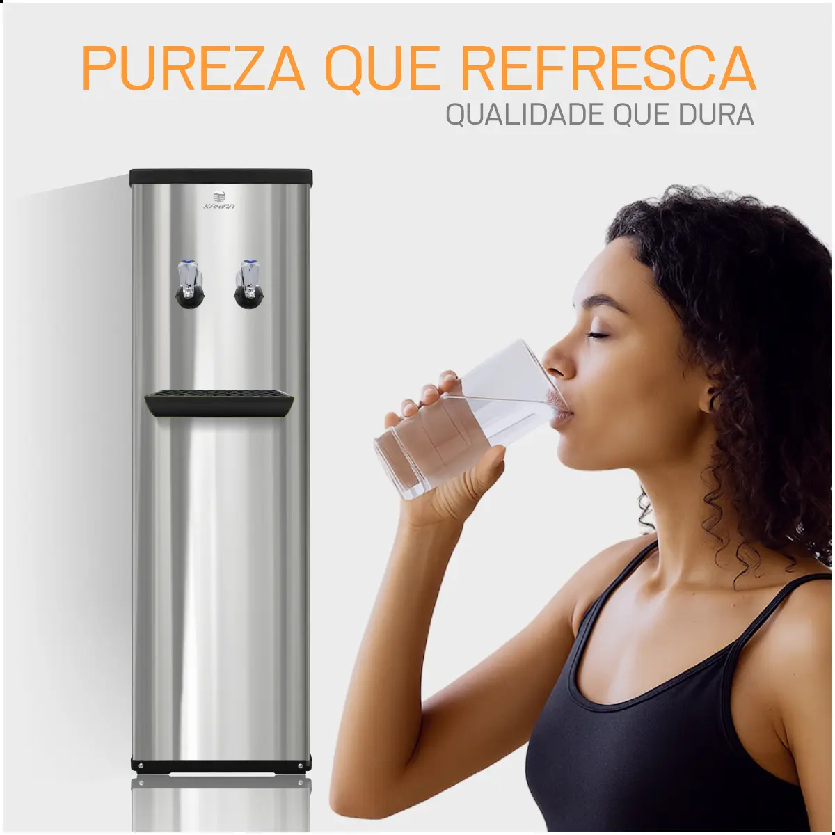 Bebedouro de Água Industrial de Coluna Karina Inox 20L — foto 4
