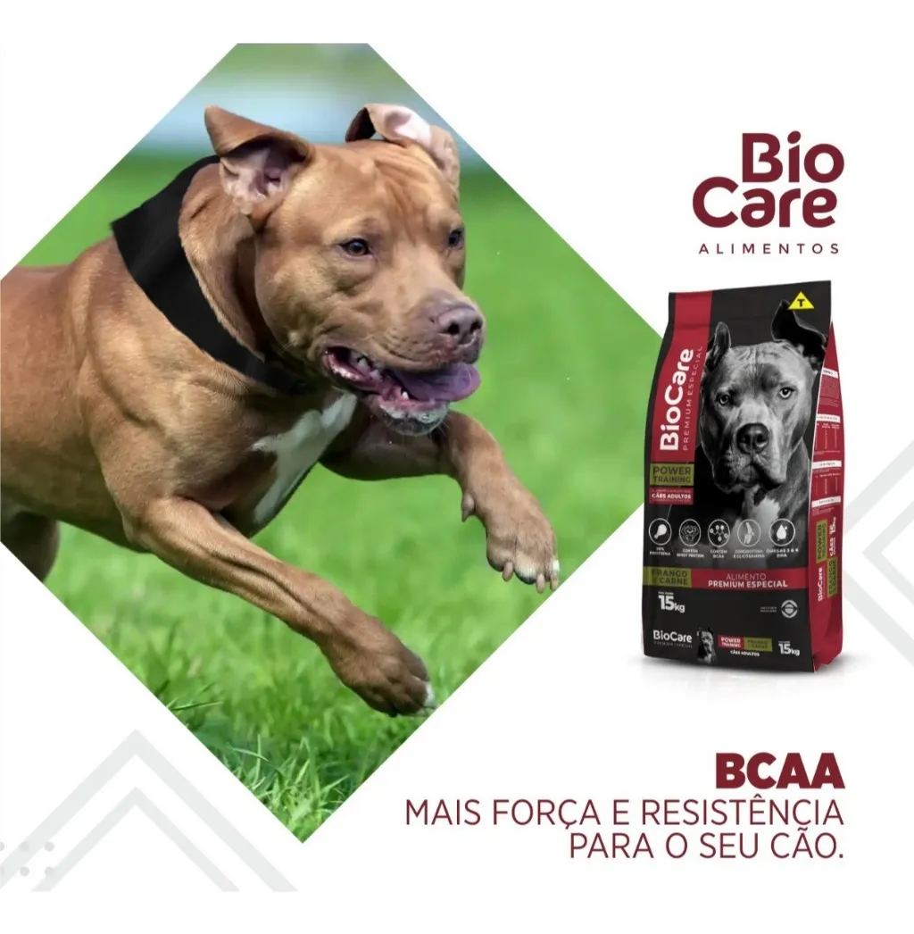 Ração Biocare Power Training Adulto 15kg - 26% Proteína — foto 4