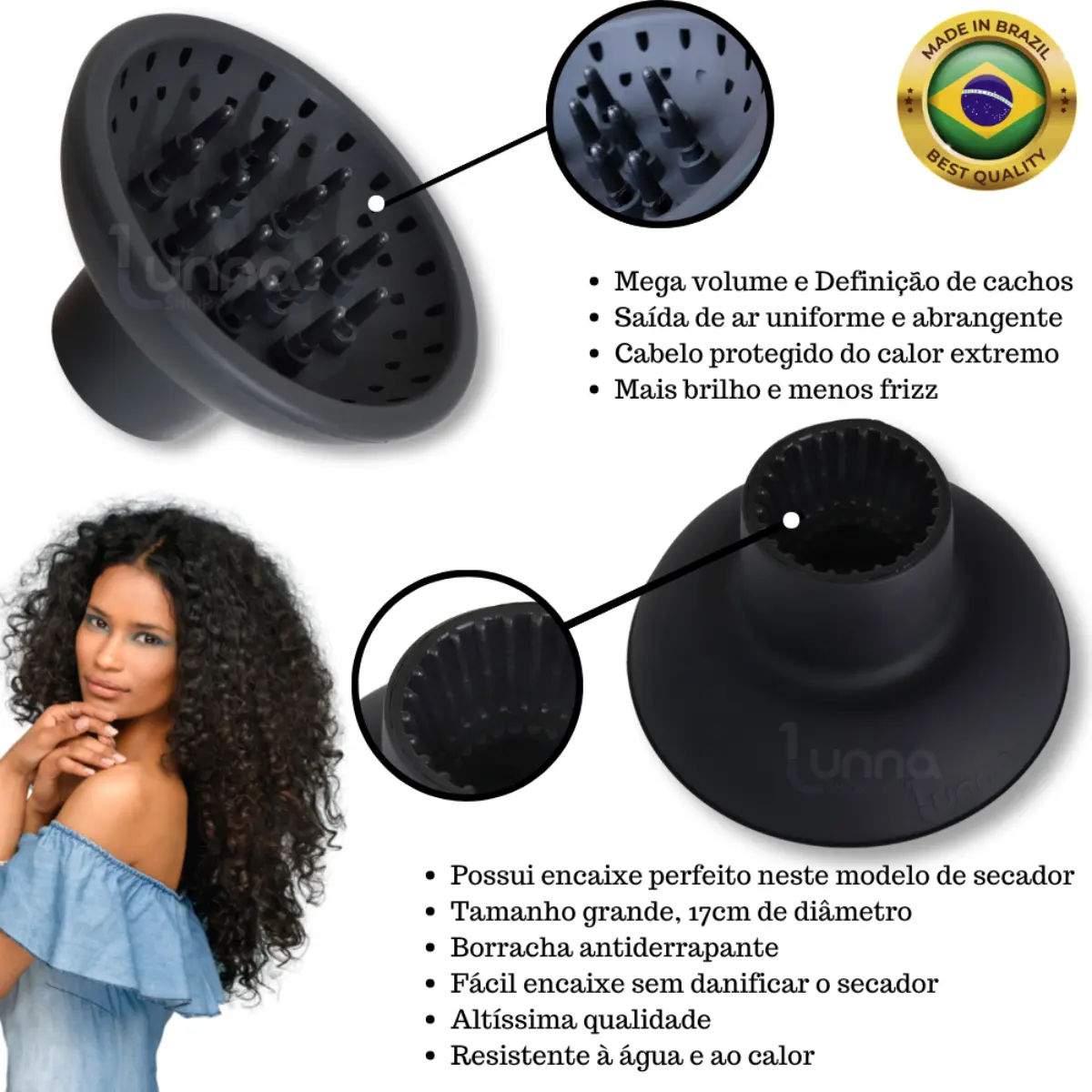 Secador de Cabelo Philco PSA3250 2100W com Difusor e Bico Direcionador — foto 4