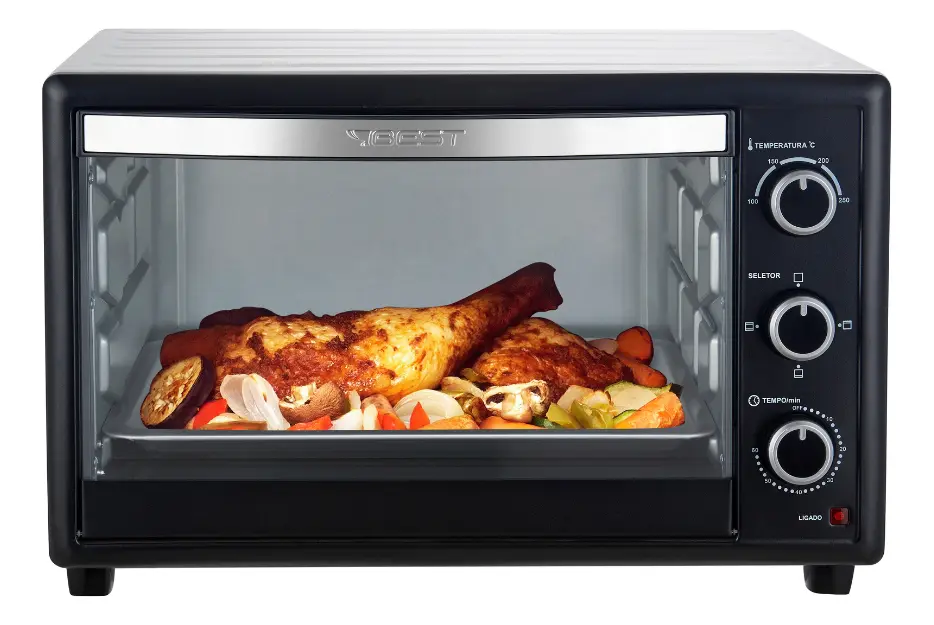 Forno Elétrico Best 66 Litros Preto e Branco — foto 4